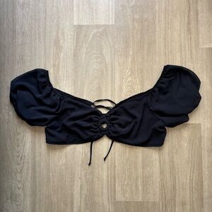 Wild Fable Black Crop Top